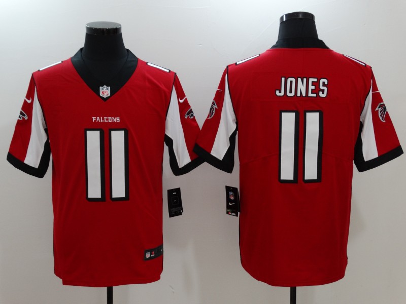 Men's Atlanta Falcons Julio Jones #11 Red Jersey